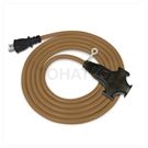 2P 1 extension 3 with light extension cable power cable (brown)