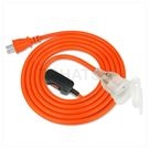 2P waterproof cover one to one extension cable power cable