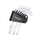 Standard long ball head hexagon wrench 9-piece set