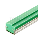 PE single row chain guide with C-shaped groove rail AGC