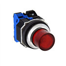 Illuminated Pushbutton Switches (Raised Head, Momentary/Oscillated, Zinc Die Cast) ALD2 AOLD2