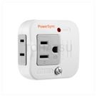 2-hole + 3-hole two-plug lightning protection wall plug