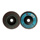 Double-piece flat abrasive wheel (zirconia & ceramic alumina plastic disc) ZSPD10004