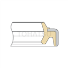 Hydraulic seals (TPU skeleton seals for reciprocating motion) ME-1