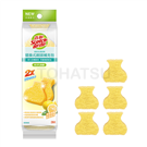 Replacement toilet brush refill pack (antibacterial and anti-fouling cleaning type lemon fragrance) (5 brush heads)