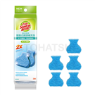 Replacement toilet brush refill pack (antibacterial and anti-fouling cleaning type) (5 brush heads)