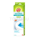 Replacement toilet brush (antibacterial and anti-fouling cleaning type) (1 handle 2 brush heads)
