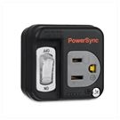 3P to 2P Switch Wall Plug (Black)