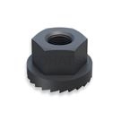 Hexagonal serrated flange insulating nut NTD