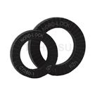 Wedge-shaped self-locking washer (black, military grade) NORD-NLBK