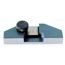 Caliper type depth gauge fixing base
