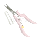 5" nail scissors (curved with spring)