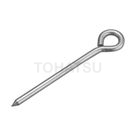 Round stainless steel ground nails