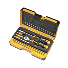 R-GO36 Super Soft Handle Ratchet Wrench Screwdriver Socket Set (36 Pieces)