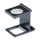Folding measuring magnifier