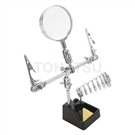 608-391E 3x optical magnification auxiliary clamp soldering iron stand