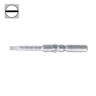 Slotted screwdriver head