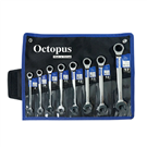 8-piece set Straight ratchet wrench