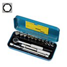 ETWS-01 1/4" socket wrench 16-piece set (Imperial)