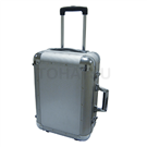 Aluminum tool box with trolley