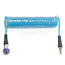 PU yarn clamping telescopic tube