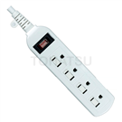 1 port 4 plugs 3 holes power extension cord