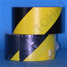 PVC Zebra Tape (Black and Yellow)