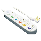 TC-636H 6-cut 6-seat 3P computer extension cable 6 feet