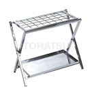 32-person stainless steel folding umbrella stand