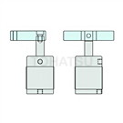 NHTS NHTSD 油壓轉角缸夾具 外鏍牙型 (管接式)
