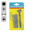 11-piece L-type ratchet screwdriver set