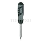 8PK-SD010 12 in 1 gray and black wheel box ratchet replacement screwdriver set