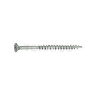 Stainless steel pan head cross tapping screws (for wood, thin shaft, slotted tip) TKS