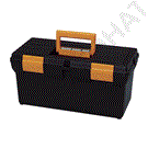 460-ECOBK Hard Shell Tool Box with Mid Tray