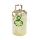 Oil bottle (small) gold 2 holes
