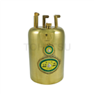 Oil bottle (large) gold 3 holes