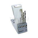 Three-pointed woodworking drill bit set