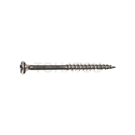 Stainless steel pan head cross tapping screws (for wood, thin shaft, slotted tip) YHI-MBSN