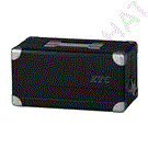 Double opening metal tool box with center tray