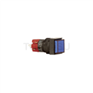 D16LAS2 Series Square Push Button Switch High Edge Type LED Bulb (10pcs)