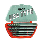US standard industrial grade reverse thread screw tap to remove broken screws