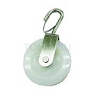 Nylon pulley with anti-hook
