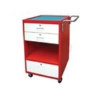 Three drawer hollow tool trolley
