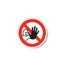 TDNT Series - Industrial Safety Signs - Environmental - Do Not Touch (100pcs/pack)