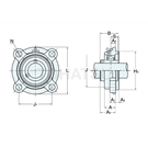 MUCFC Series Round Flange Type Bearing Assemblies