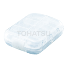 Arc-shaped storage box (with partition)