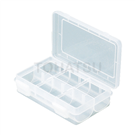 Transparent parts box (movable partition)