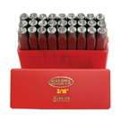 1207 series British font steel seal Traditional English 27 sets